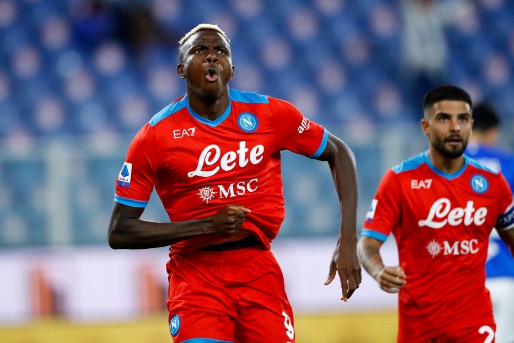  那不勒斯火力全开，五球横扫对手登顶积分榜